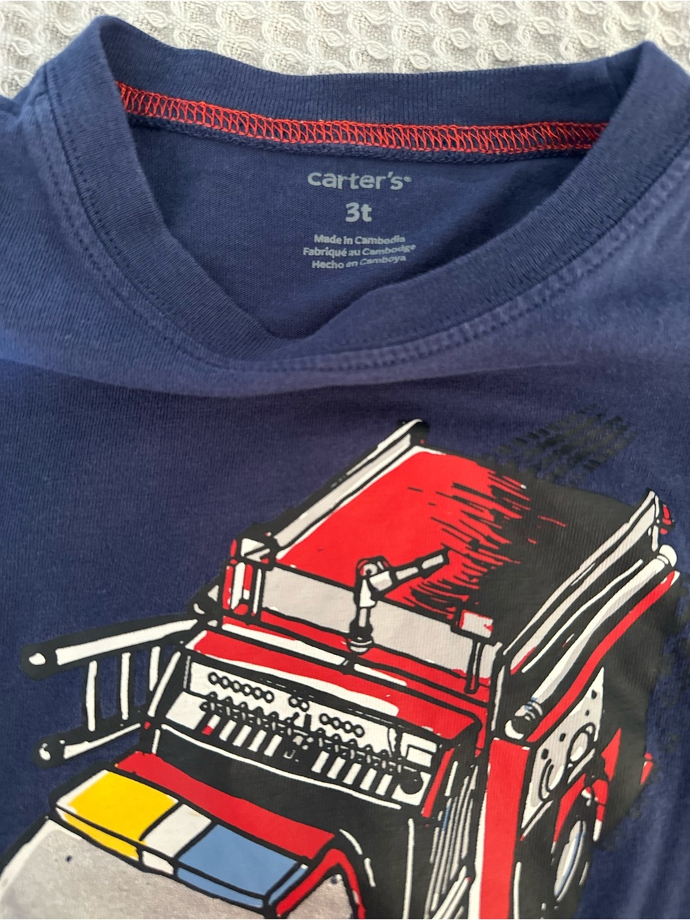 Fire truck theme bundle of boys size 3T clothing - Picture 7 of 12
